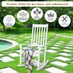 Sodo akacijos medienos supamasis krėslas (Balta)