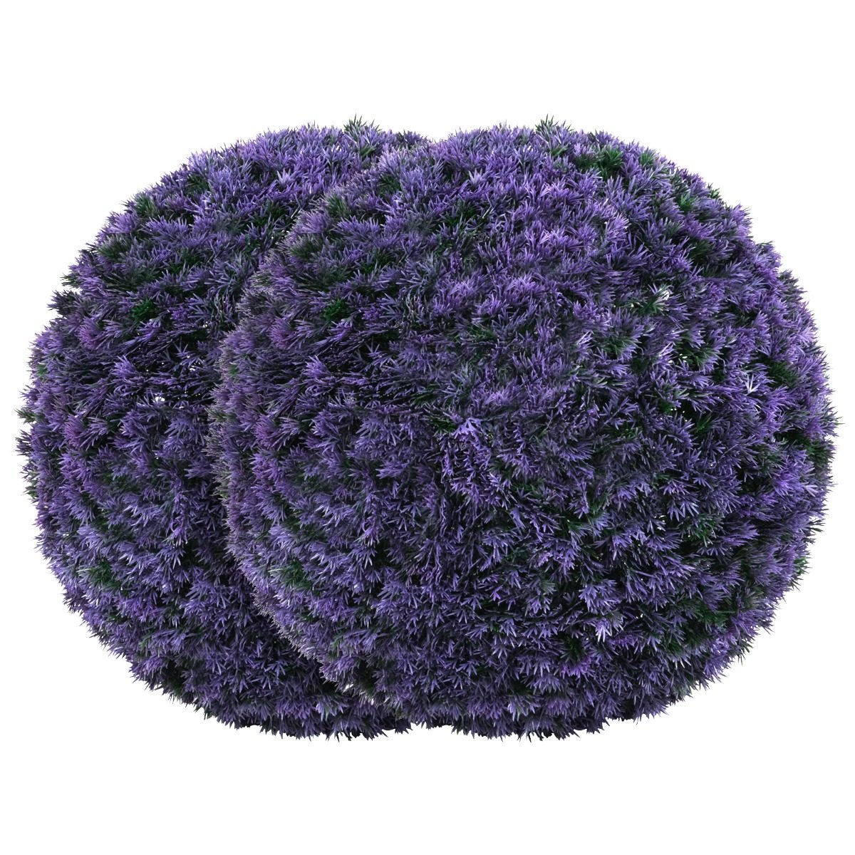 dekokugel-13728_1_ Dirbtinės levandos rutulinė dekoracija 38 cm skersmens (Violetinė)