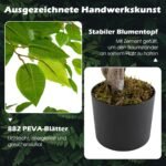 Dirbtinio Fikuso Benjamin medžio formos puošmena 150 cm (Žalia)