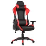 Reguliuojama Žaidimų ir Biuro Kėdė su Atlošo Supimo Funkcija (Pilka)