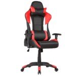 Reguliuojama žaidimų ir biuro kėdė (Raudona)