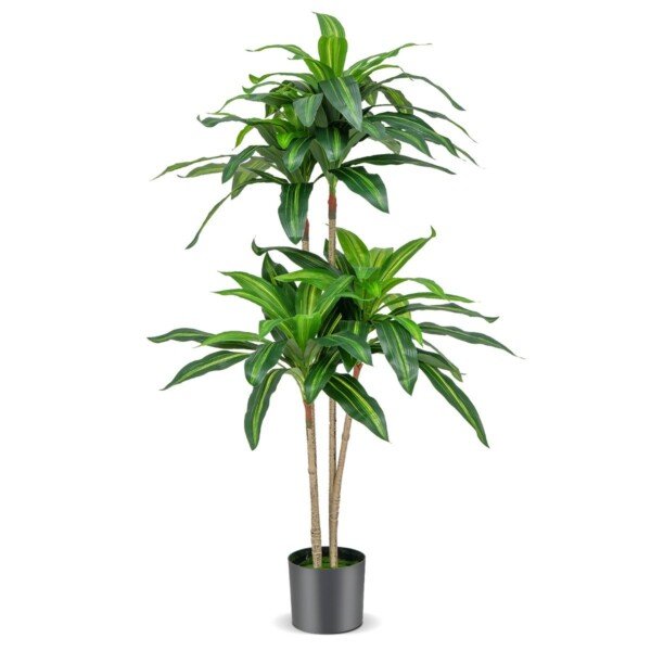 Dirbtinė dracena su 92 lapeliais 140 cm (Žalia)