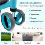 Vaikiškas keturratis balansinis dviratukas (Mėlyna)