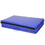 Minkštas daugiafunkcinis gimnastikos ir jogos kilimėlis 300 x 120 x 5 cm (Mėlyna)