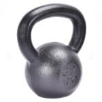 Ketaus svarmuo (Kettlebell) jėgos treniruotėms (Juoda)