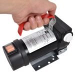 Nešiojamas dyzelinio kuro ir alyvos siurblys 155W (Juoda)