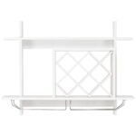 Sieninis vyno ir taurių laikiklis (Balta)