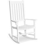 Sodo akacijos medienos supamasis krėslas (Balta)