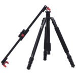 Profesionalus 100 cm Kameros Slankiklis su Stabilizatoriumi (Juoda)