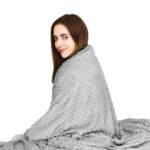 Ultra-minkštas dėklas antklodžiams su tvirtinimo juostelėmis (Pilka)