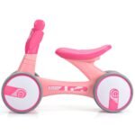 Keturratis vaikiškas paspirtukas pusiausvyros lavinimui (Raudona ir juoda)