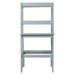 Vaikiška mokomoji taburetė iš bambuko (Pilka)