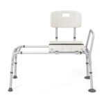 Sėdynė-perkėlėjas prie vonios su aukščio reguliavimu (Balta)