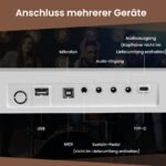 Sulankstomas skaitmeninis pianinas su 88 klavišais ir 1000 garsų instrumentų (Balta)