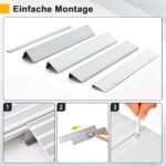 Reguliuojama aliuminio praėjimo rampa (Sidabrinė)