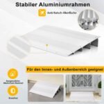 Reguliuojama aliuminio praėjimo rampa (Sidabrinė)