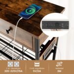 Įėjimo stalas su dviem stalčiais ir dviem lentynomis (Natūrali ruda)