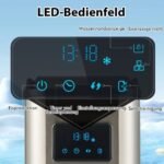 Ledo gaminimo aparatas 24 kg/parą su programuojamu laikmačiu (Sidabrinė)