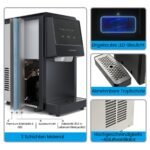 Nugget ledo gaminimo aparatas 27 kg/24 val. (Juoda ir sidabrinė)