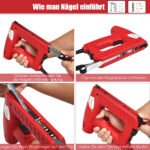 Elektrinis vinių pistoletas su reguliuojama jėga (Raudona)