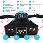 Elektrinis vaikiškas triratis motociklas su šviesomis ir muzika (Rožinė)