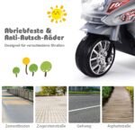 Elektrinis vaikiškas motociklas su muzika ir šviesomis (Pilka)