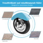 Elektrinis vaikiškas motociklas su atraminiais ratais ir muzikos funkcija (Mėlyna)