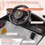 Elektrinis automobilis vaikams su nuotolinio valdymo pulteliu ir LED žibintais (Balta)