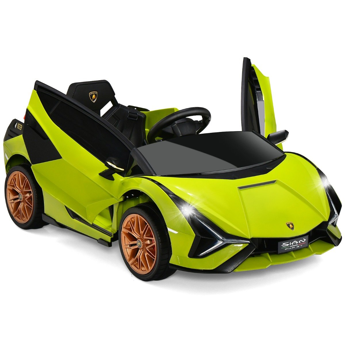 elektroauto-kinderauto-tq10069us-gn-1_2_ Elektrinis vaikiškas automobilis su nuotolinio valdymo pulteliu ir MP3 funkcija (Žalia)