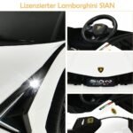 Elektrinis vaikiškas automobilis su 2.4G nuotolinio valdymo pultu (Balta)