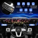 Elektrinis automobilis vaikams su nuotolinio valdymo pulteliu (Juoda)