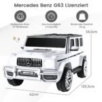 Elektrinis automobilis vaikams (Balta)