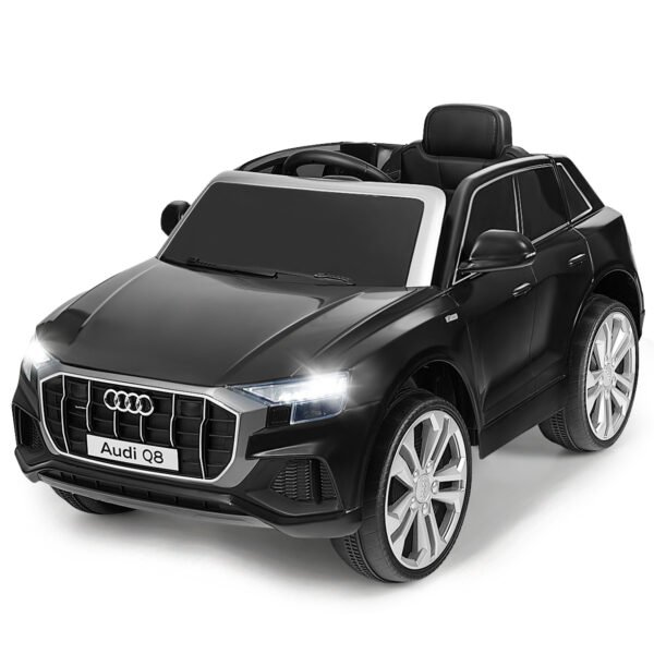 Elektrinis vaikiškas automobilis su 2.4G pulteliu (Juoda)