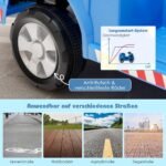 Elektrinis vaikiškas šiukšliavežis su muzika ir garsu (Mėlyna)