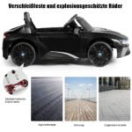 Elektrinis vaikiškas automobilis su nuotolinio valdymo pulteliu (Juoda)