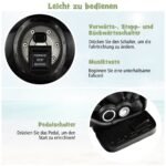 Elektrinis motociklas su muilo burbulų generatoriumi ir muzika (Juoda)