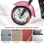 Elektrinis triratis motociklas vaikams (Rožinė)