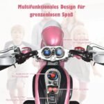 Elektrinis triratis motociklas vaikams (Rožinė)