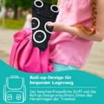 Elektroniniai būgnai su LED apšvietimu ir „Bluetooth“ (Juoda)