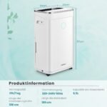 Daugiafunkcis oro sausintuvas su 6 5 l vandens talpa (Balta)