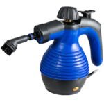 Galingas nešiojamas garų valytuvas su devyniais priedais (Mėlyna)