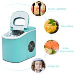 Nešiojama ledo gaminimo mašina su 2 2 l vandens talpa (Žalia)
