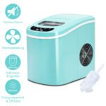 Nešiojama ledo gaminimo mašina su 2 2 l vandens talpa (Žalia)