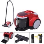 Cikloninis dulkių siurblys 1200 W galios ir 2 L talpos (Raudona)