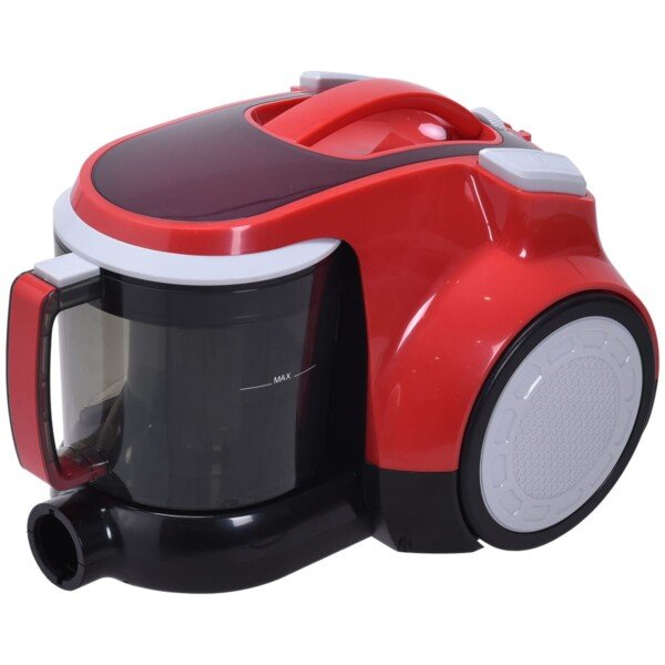 Cikloninis dulkių siurblys 1200 W galios ir 2 L talpos (Raudona)