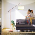 Klasikinio dizaino pastatomas šviestuvas (Bronzinė)