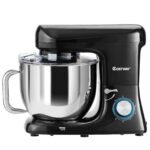 Elektrinis virtuvės kombainas su 7 litrų nerūdijančio plieno dubeniu (Juoda)