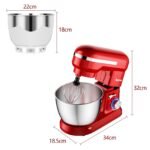 Virtuvinis kombainas 4 5 L su 8 greičiais (Raudona)