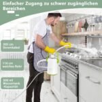 Nešiojamas daugiafunkcis 1000 W garų valytuvas (Žalia ir balta)
