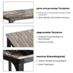 Valgomojo komplektas su dviem taburetėmis (Ruda)